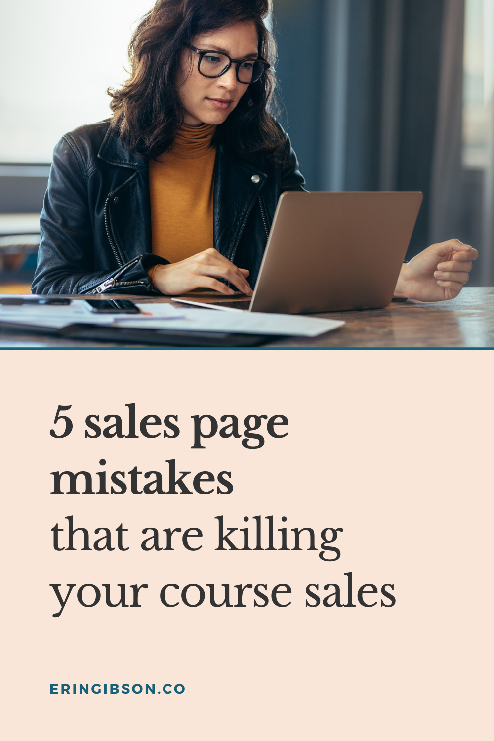 5 sales page mistakes that are killing your course sales