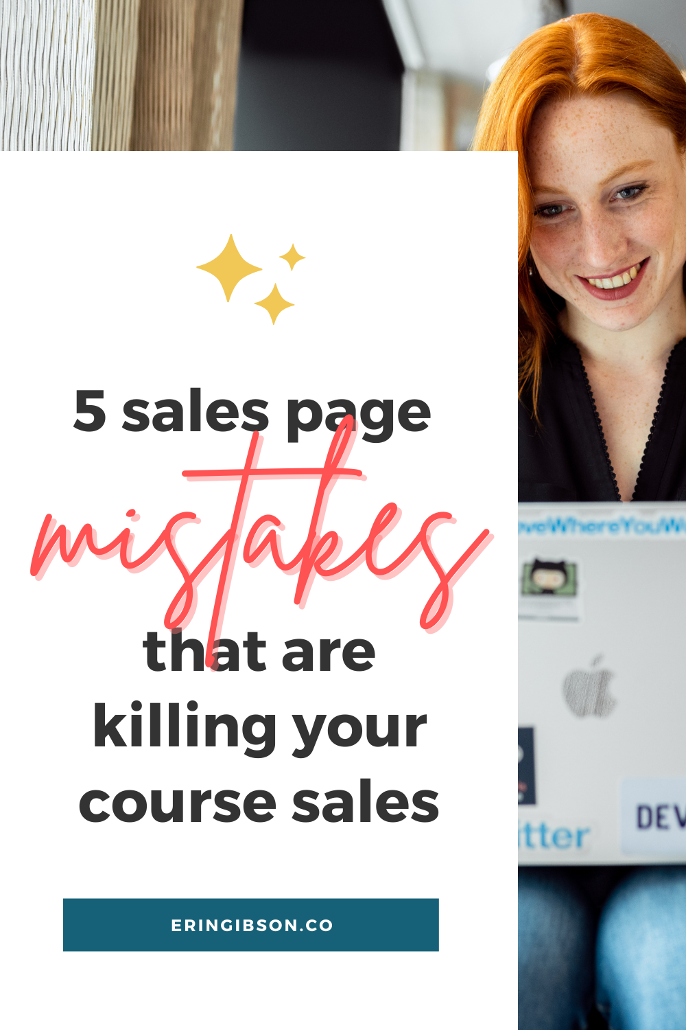 5 sales page mistakes that are killing your course sales