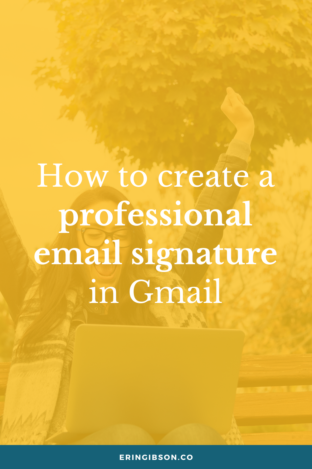How to create a professional email signature in Gmail