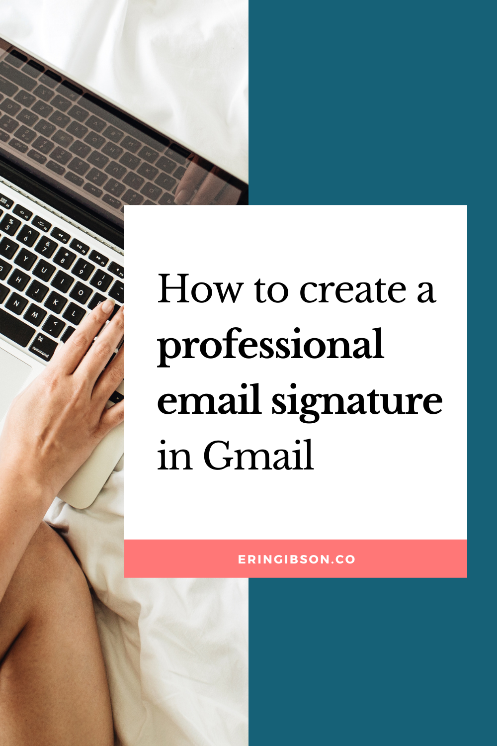 How to create a professional email signature in Gmail