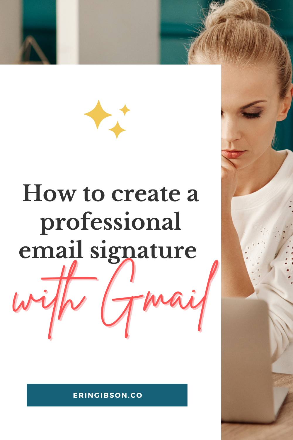 How to create a professional email signature in Gmail