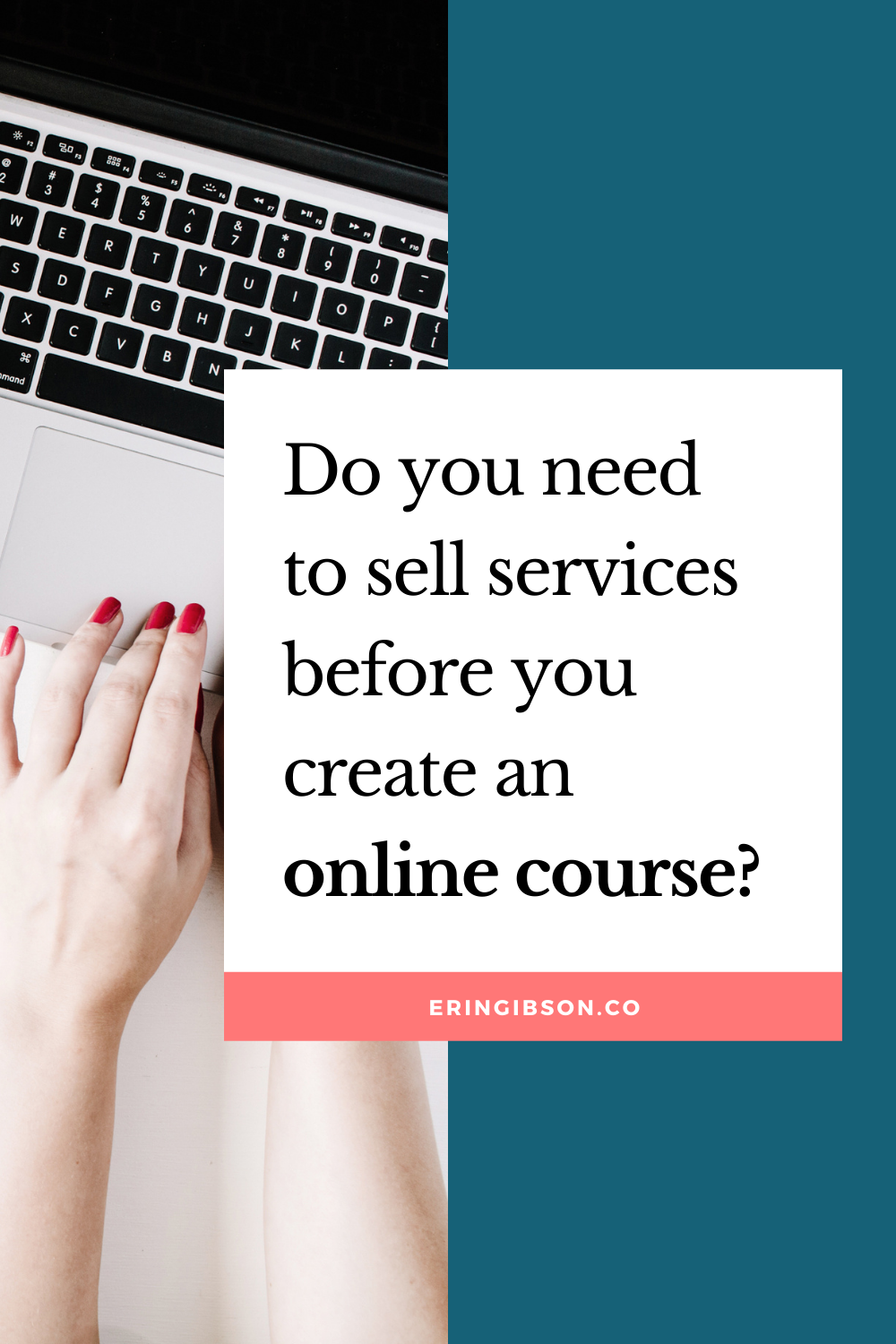 Do you need to sell services before launching an online course?